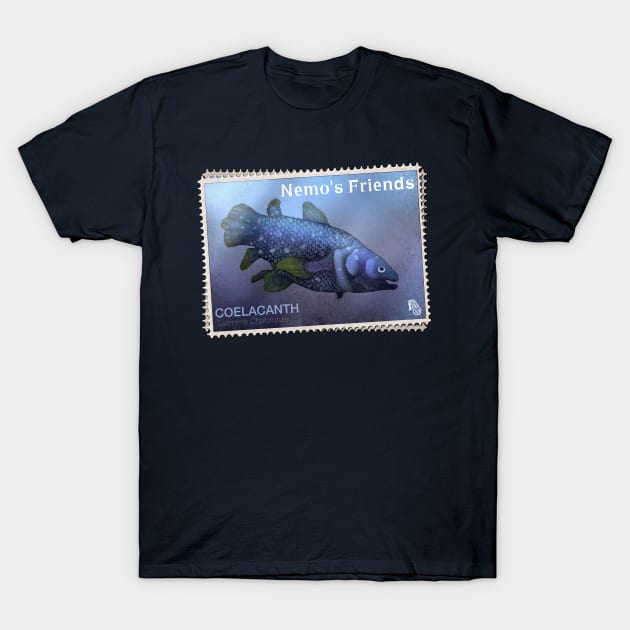 Trice Forgotten - Nemo's Friend the Coelacanth T-Shirt by Rusty Quill